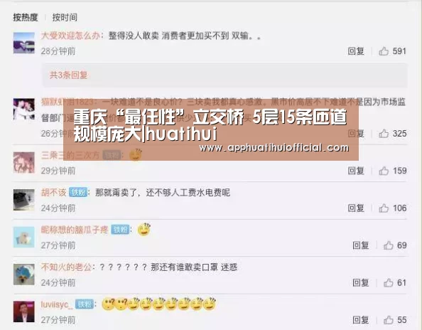 重庆“最任性”立交桥 5层15条匝道规模庞大|huatihui(图1)